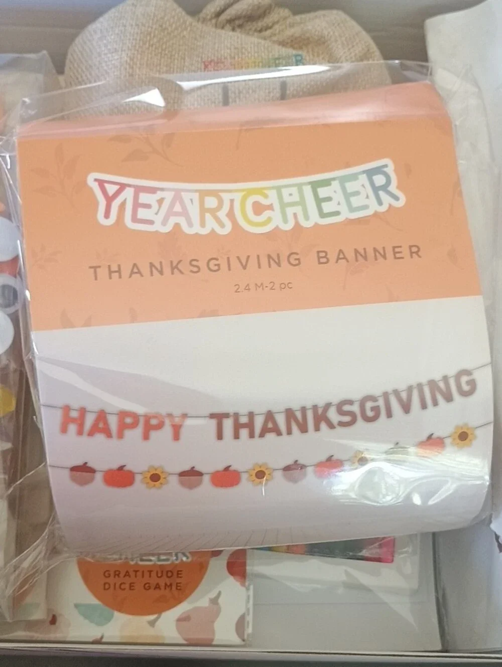 Kids Crafts And Activities Thanksgiving Banner & Party Decor Set